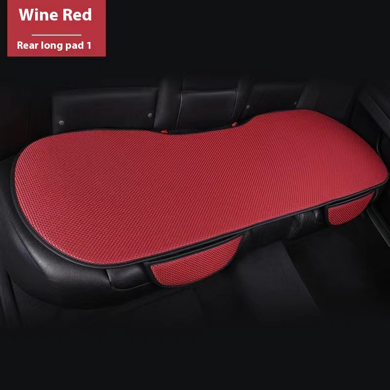 Factory-Generated Sports-Style Summer Car Seat Cover Free Cool Breathable Leather Polyester Fabric Auto Supplies
