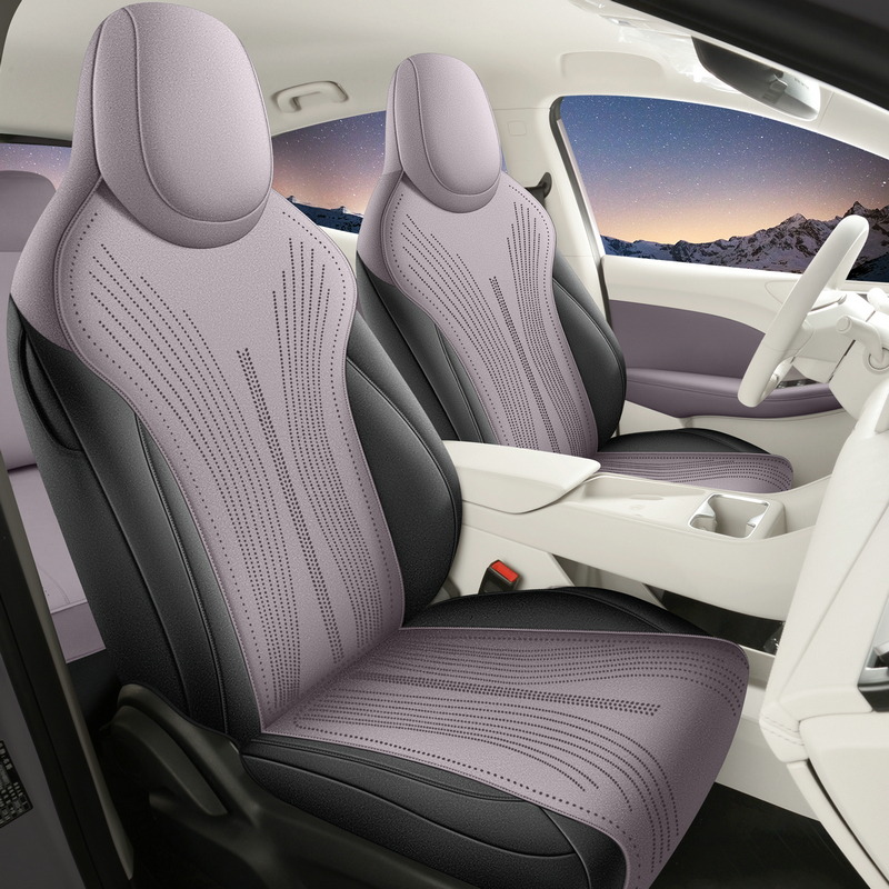 Custom Fit Suede Car Seat Cover for MG4 Full Set All-Season Vehicle-Specific Protective Car Decoration Accessories