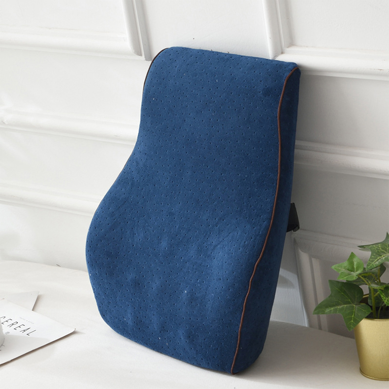 Car Four-Season Memory Foam Lumbar Support Pillow Seat Backrest Cushion with Memory Foam Lumbar Cushion Pillow