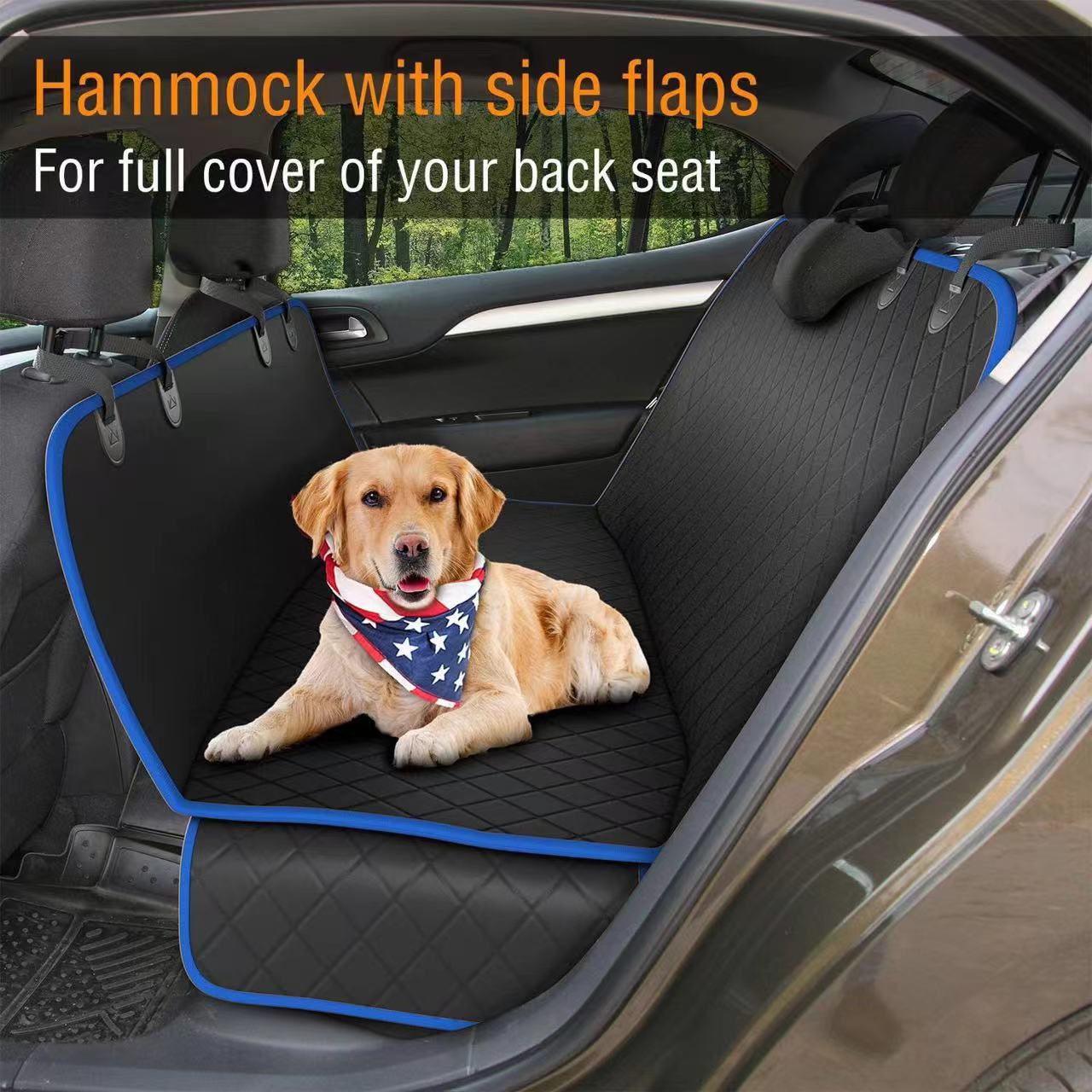 Waterproof Fordable Seat Protector Hammock Pets Dog Car Seat Cover Pet/dog Backseat Cover for Car Rear Back Seat