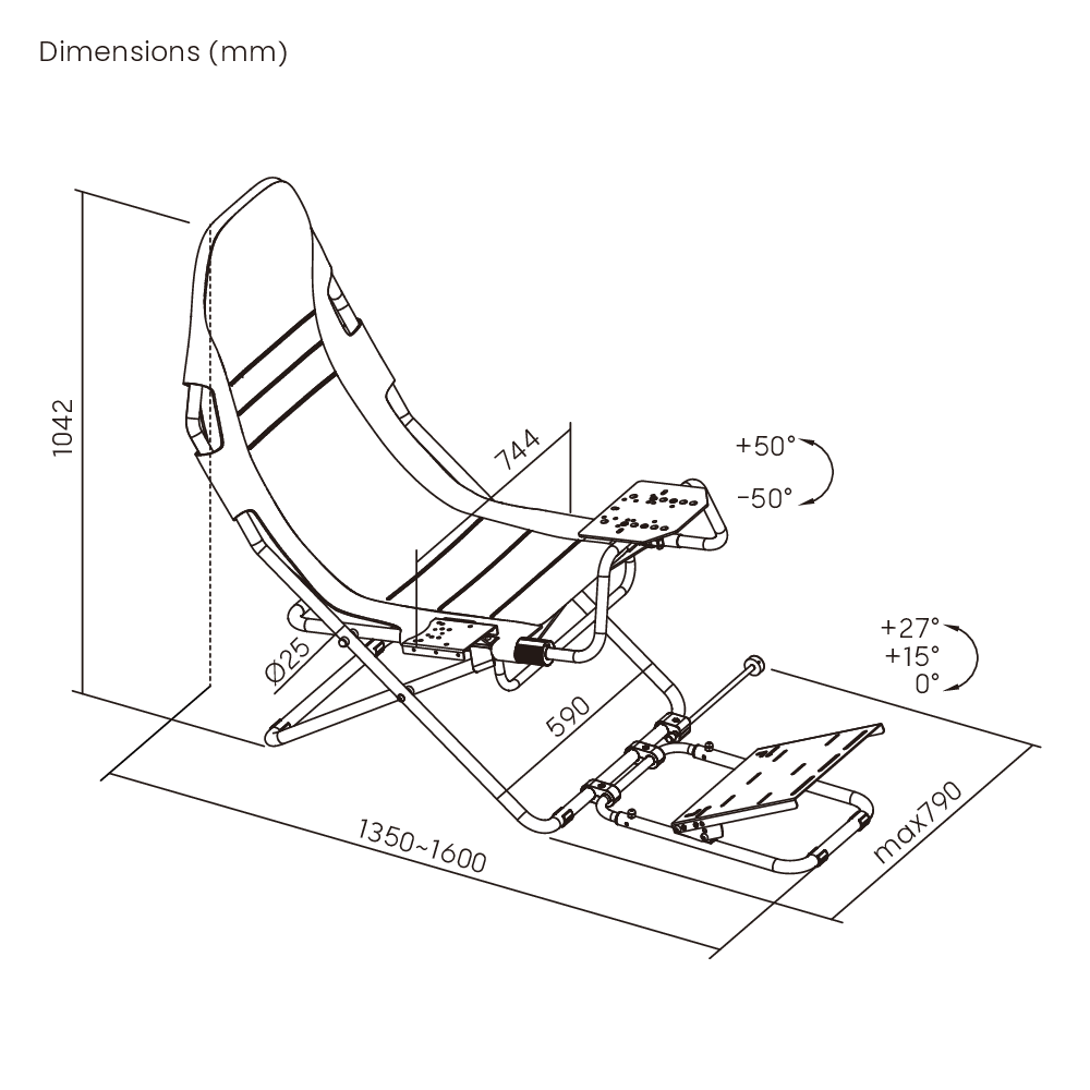 Foldable Racing Simulator Cockpit Specification