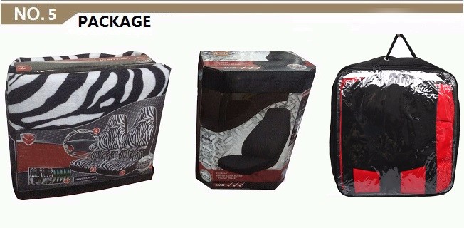 Fashion High Quality 3D Ice Silk Leather Car Seat Cover Packing