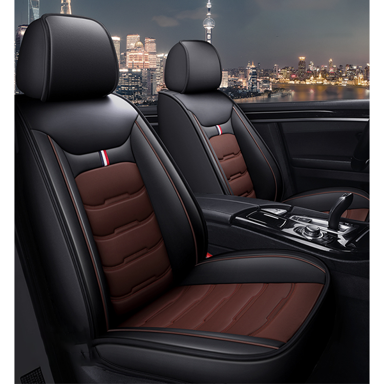 Seat Protector Waterproof Classic Car Seat Covers Universal Set Black and Red