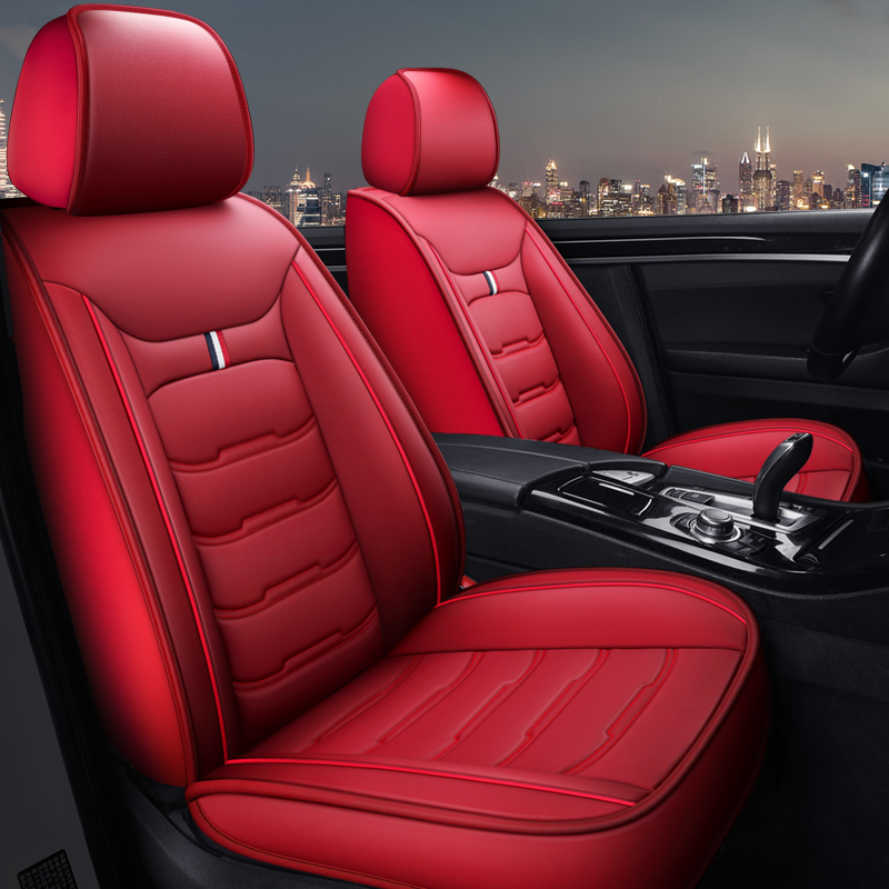 Full Set Universal PVC Leather Car Seat Cover Factory Directly Sales Car Seat Cover