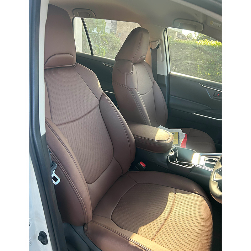 Genuine Leather in Middle Part Original Custom Fit for Toyota RAV4 Corolla CHR Camry Hilux Yaris Auris Car Seat Covers Cushion