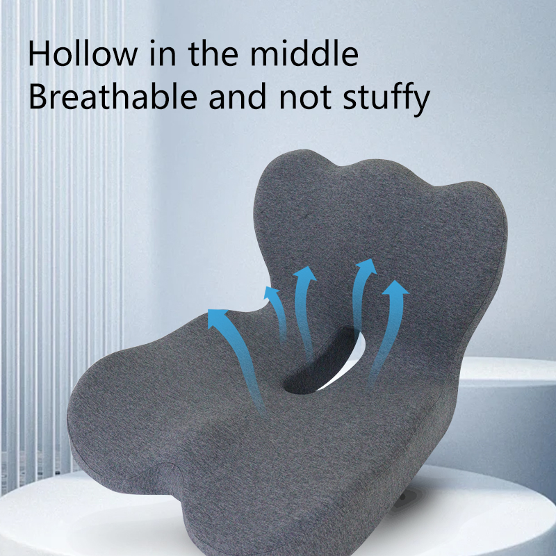 Ergonomic Office Chair &amp; Car Seat Memory Foam Tailbone Cushion Sublimation Blanks For Pain Relief Lumbar Pillows &amp; Seat Cushions