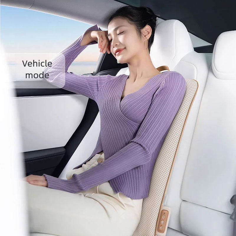 COSMO Wholesale OEM Roller Electric 3D Rolling Shiatsu Vibrating Heating Voice Control Timing Control Full Body Massage Cushion