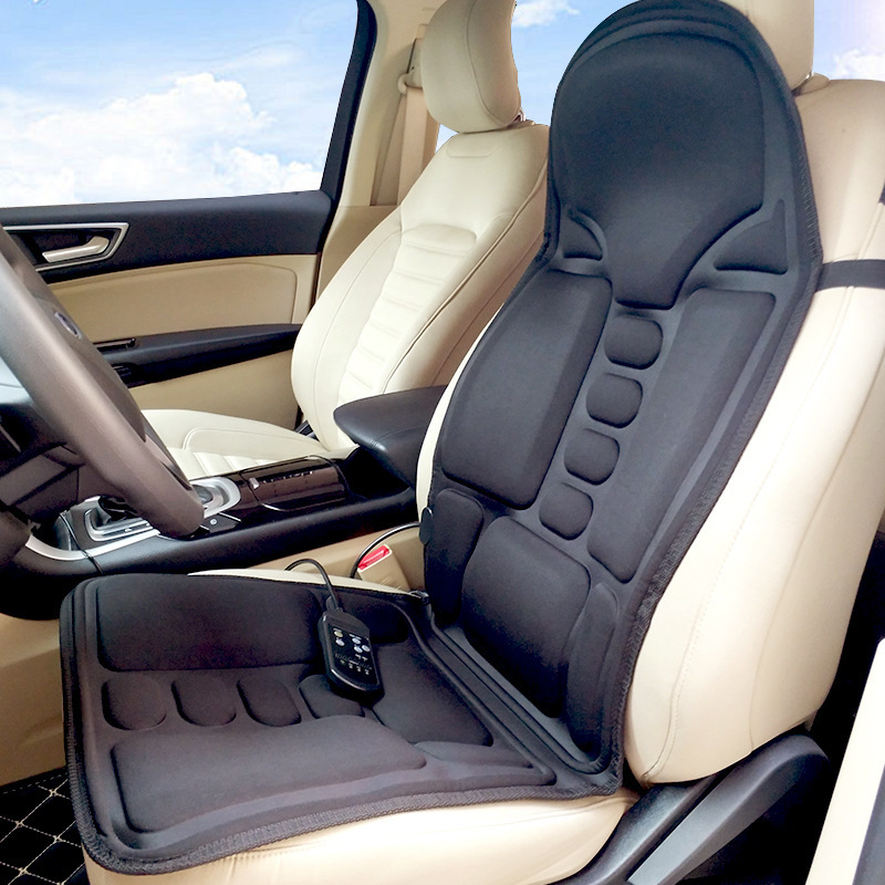 Electric Portable Full Body Vibration Massage Neck Back Car Chair Seat Massage Cushion With Heating Use for Car Home