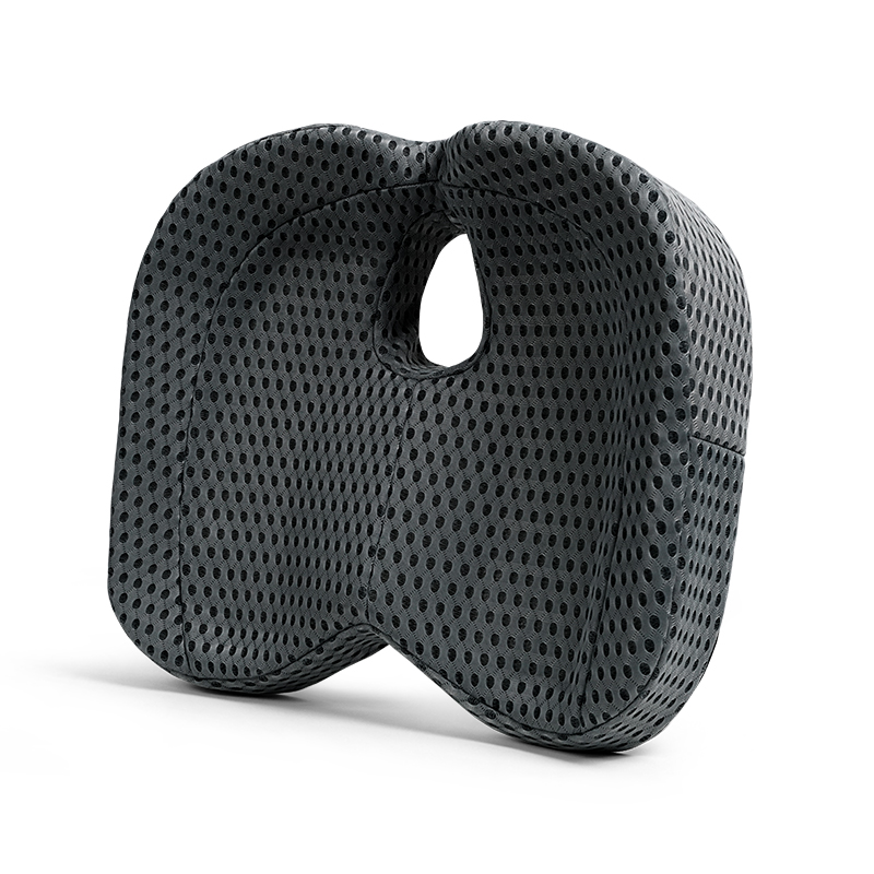 MAIDISHI WJ-287 Triangle Woven Memory Foam Orthopedic Ergonomic Seat Cushion Pillow for Car Bedroom Use Tailbone Pain Relief