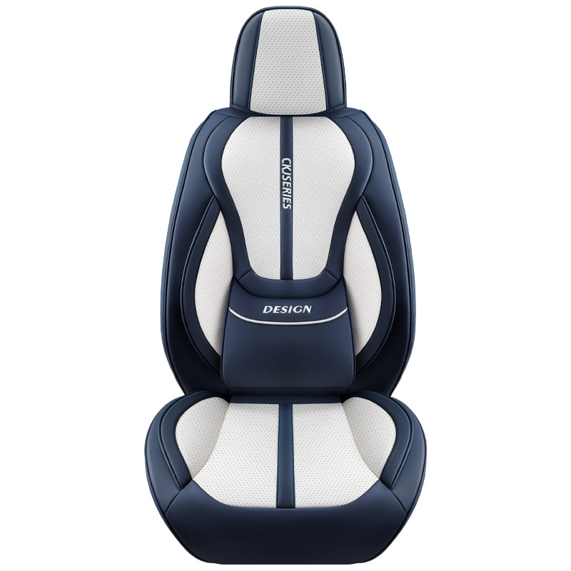 Cross-border Car Seat Cushion Made Napa Leather Cotton Suitable for All Four Seasons Offering Comfortable Car Seat Cover