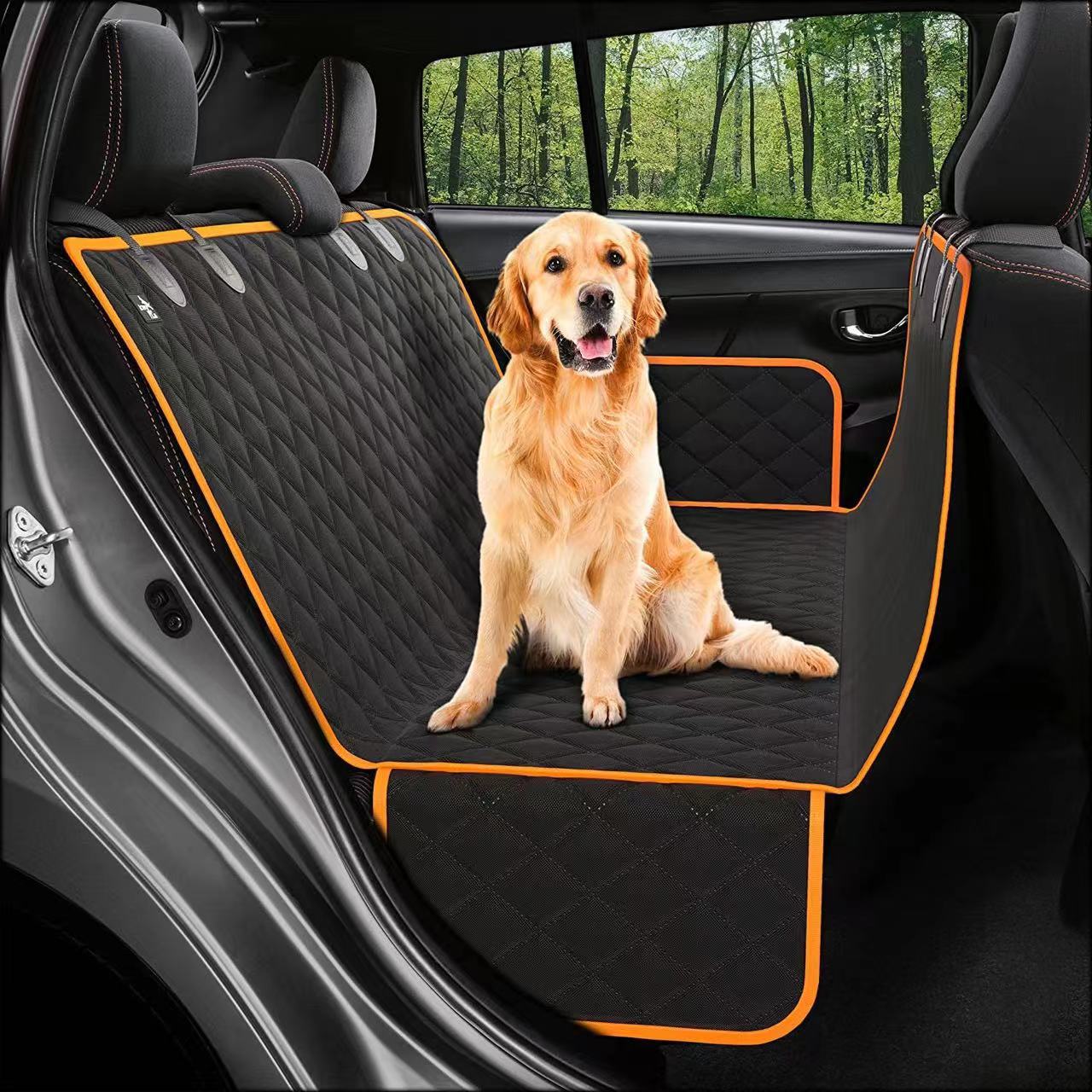 Waterproof Fordable Seat Protector Hammock Pets Dog Car Seat Cover Pet/dog Backseat Cover for Car Rear Back Seat