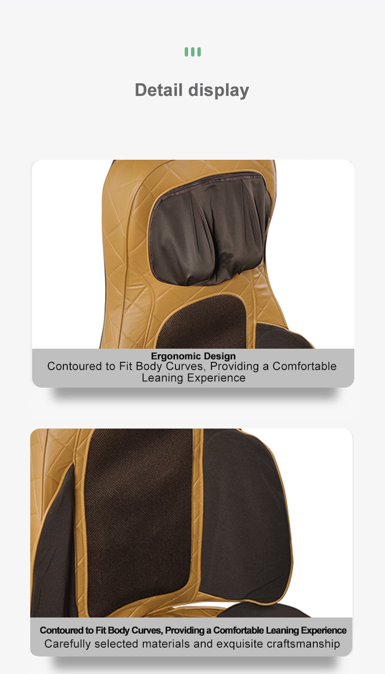 Detailed massage cushion structure