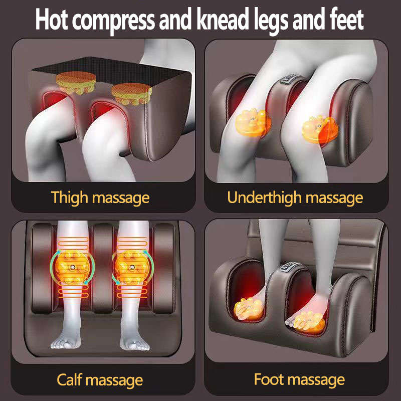 Electric Infrared Massage Mattress Air Pad Roller Electric Full Body Airbag Vibration Stretching Pressure Massage Mat