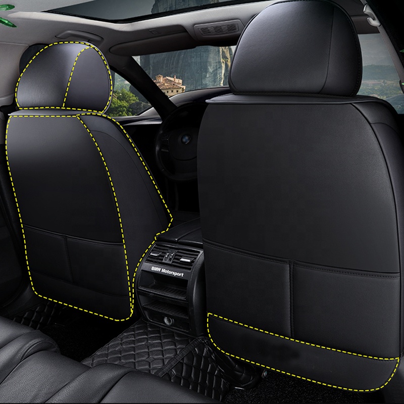 Luxury Anti-Slip Leather Car Seat Cover Waterproof Cushion &amp; Pillow