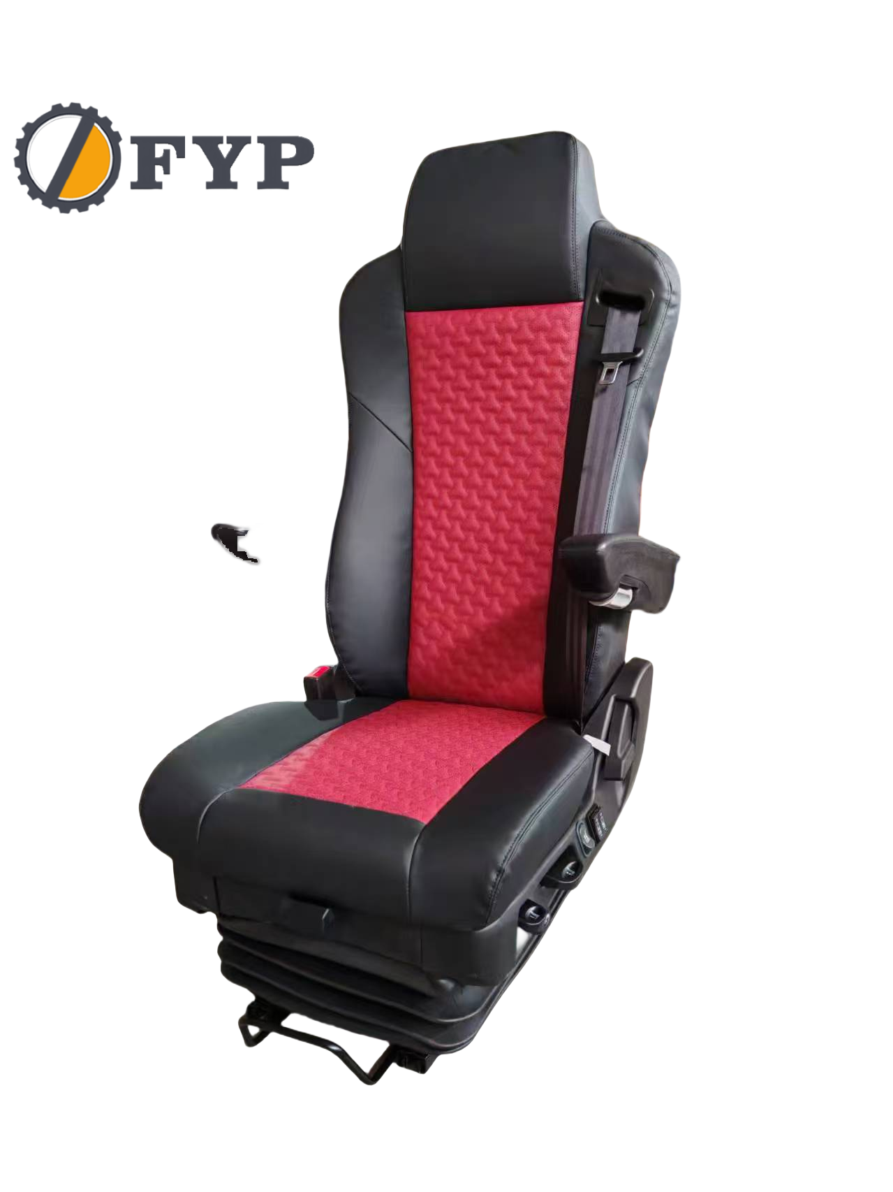 High Quality Leather Airbag Aero Truck China Factory Supplier Pneumatic Suspension Seat Truck Modified Driver Seat