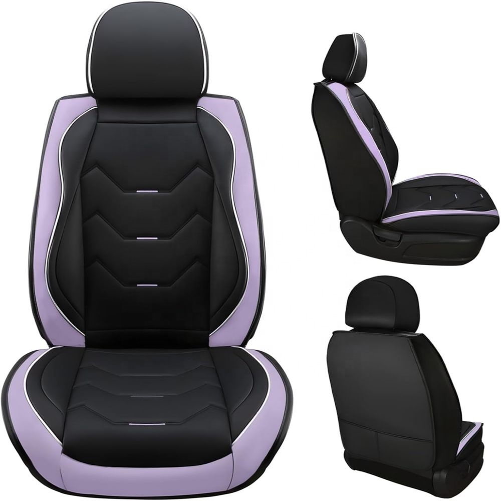 Wear Resistant PU Leather Car Seat Cushion Waterproof Anti Slip Auto Seat Protector Pad OEM ODM Support