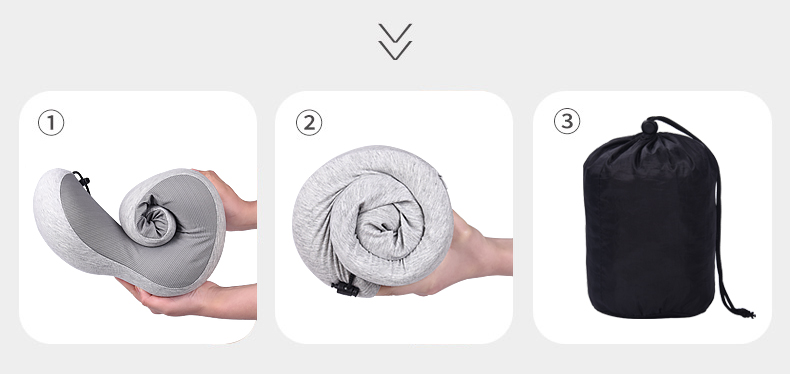 Rolling into carry pouch