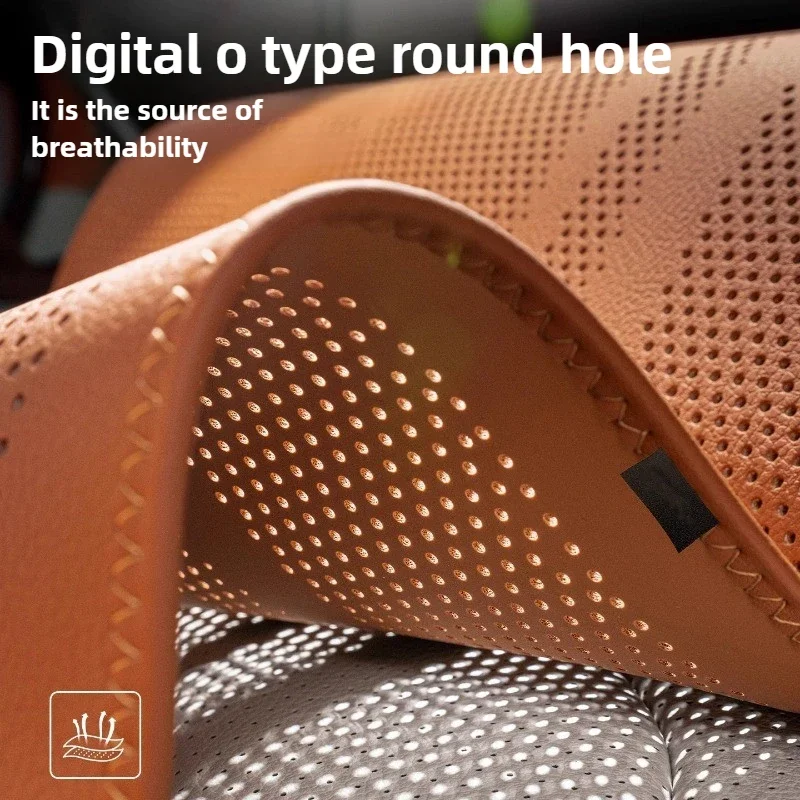 Luxury Leather Car Seat Cushions&amp;Leg Support Pads Simulated Aviation Design Source Factory Anti slip Comfort