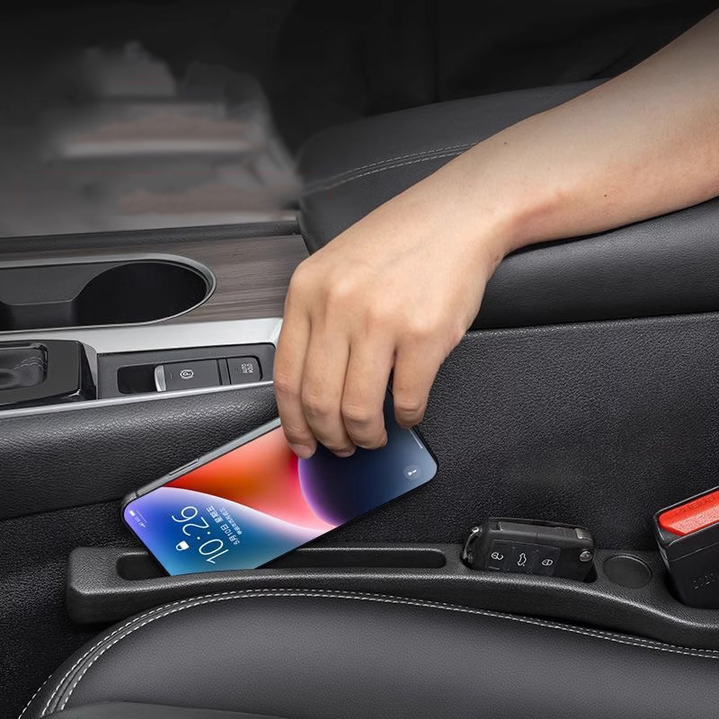 Universal Portable Drop Stop Car Console Seat Side Gap Filler Plug Organizer Strip