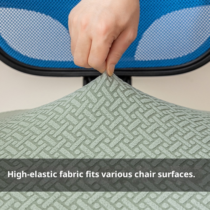 Universal Elastic Non-Slip Waterproof 100% Polyester Hotel Chair Cover Four Seasons Suitable Slipcover Household Cushion Seat