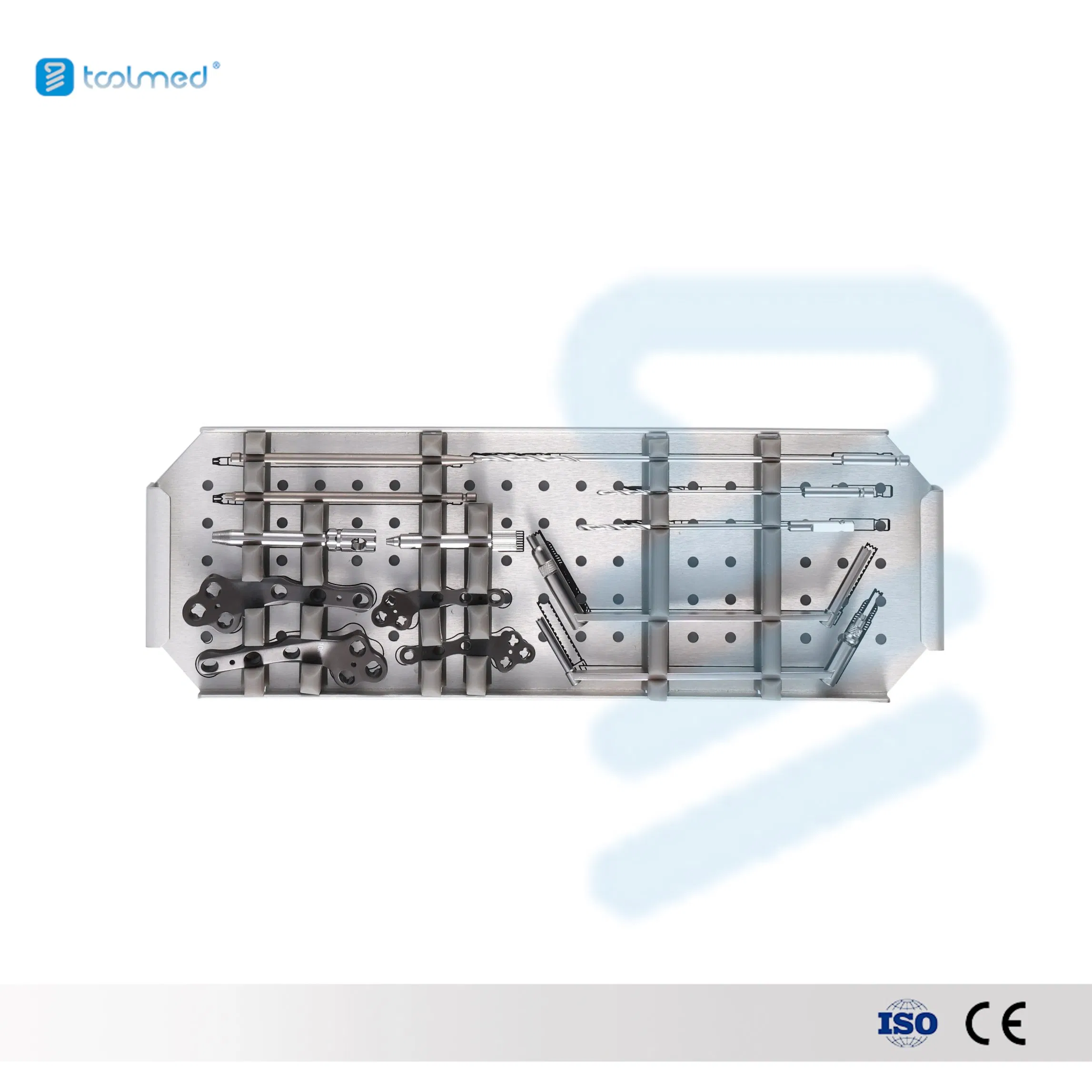 Veterinary Orthopedic Surgical Instrument Kit Tplo Locking Plate Instrument Set for Small Animals