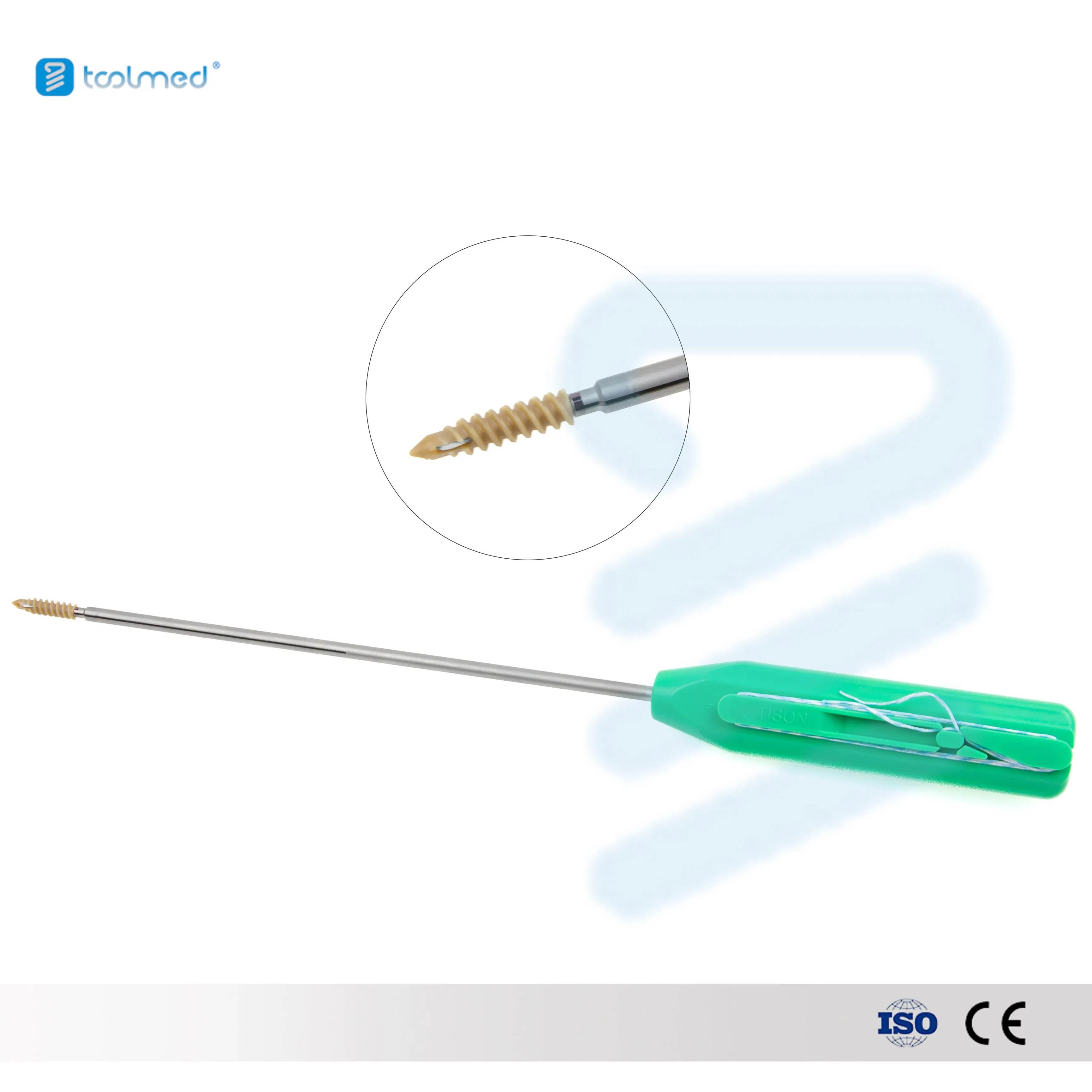 Sport Medicine Knotted Titanium Suture Anchor (without no seams nor needle work)