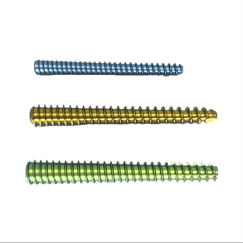 Medical Titanium Compression Surgery Cannulated Headless Screw