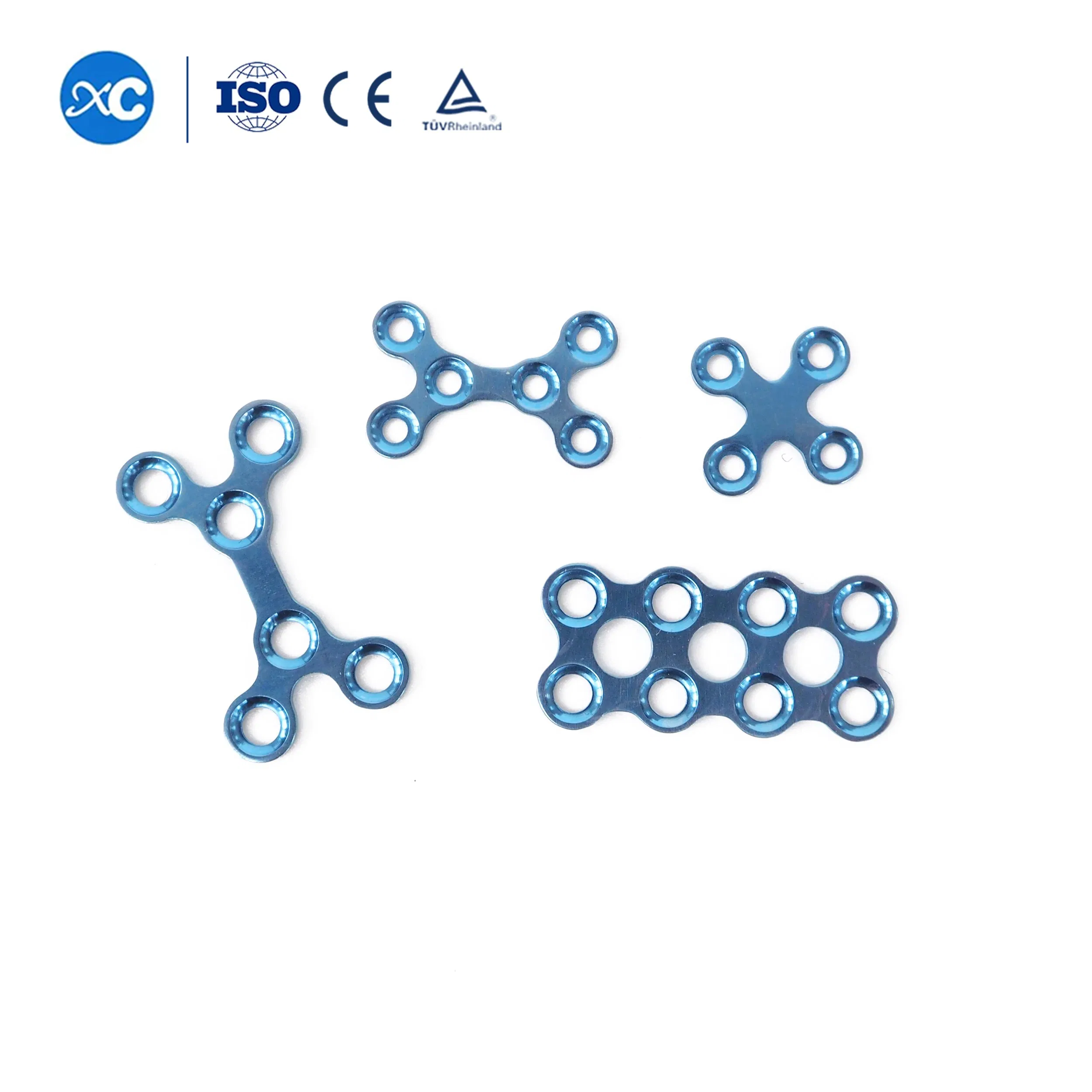 Orthopedic Titanium Mini Plates and Screws Maxillofacial Implant