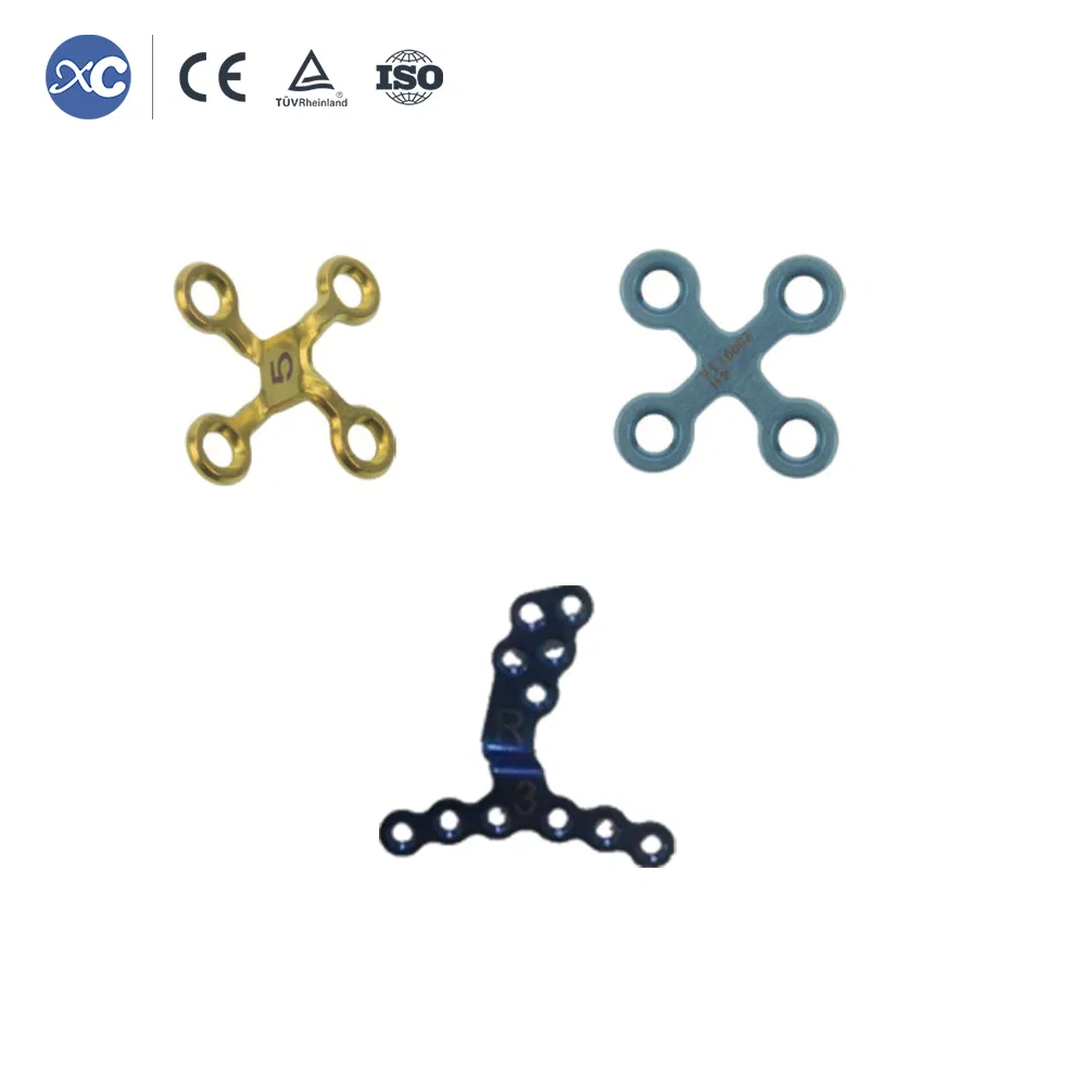 Orthopedic Implants Orthognathic Surgery 1.5mm/2.0mm Maxillofacial Plastic Plate