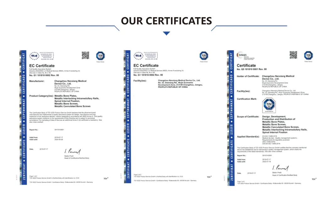 Certificates