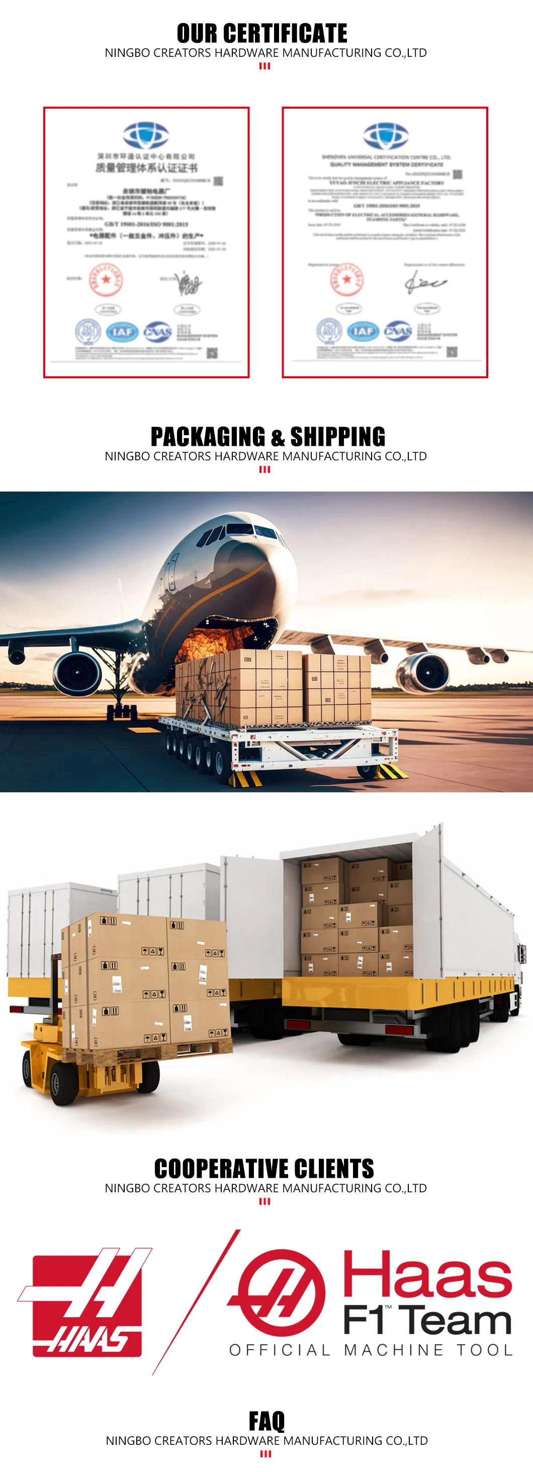 Certification and Quality Control