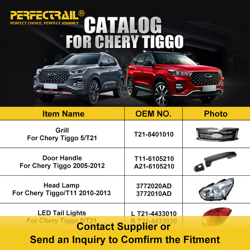 Perfectrail 4X4 Car Accessories Auto Engine Body Kit Spare Parts for Chery Tiggo 7 8 2 3 4 5 PRO Plus
