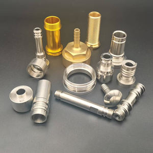 CNC Turned Parts Brass H62 Gold-Plated Medical Connector Parts ISO13485 Certified