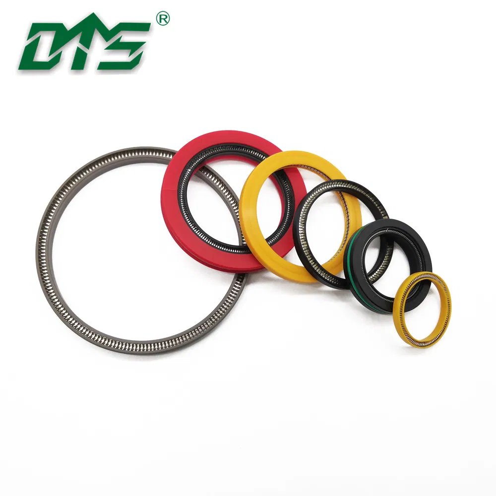 Hydraulic Mechanical Pump Valve Variseal Customized PTFE Carbon Praphite Peek Double Lip Piston Rod Rotary Oil Spring Energized Seal