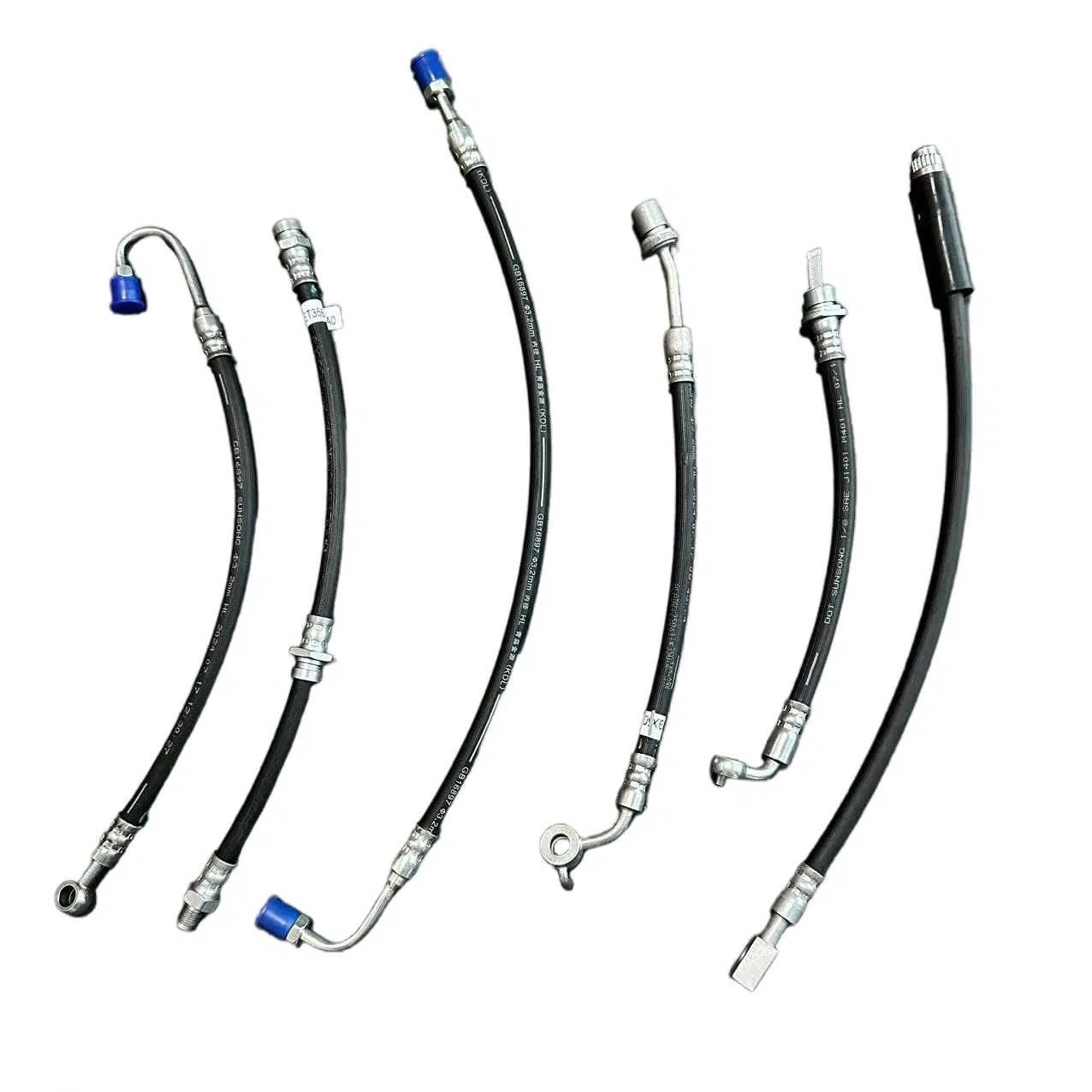 3.2mm/1/8"/3/16" Automotive Brake System DOT/SAE J1401/Fmvss106 Certified EPDM Rubber Hydraulic Brake Hose Auto Parts