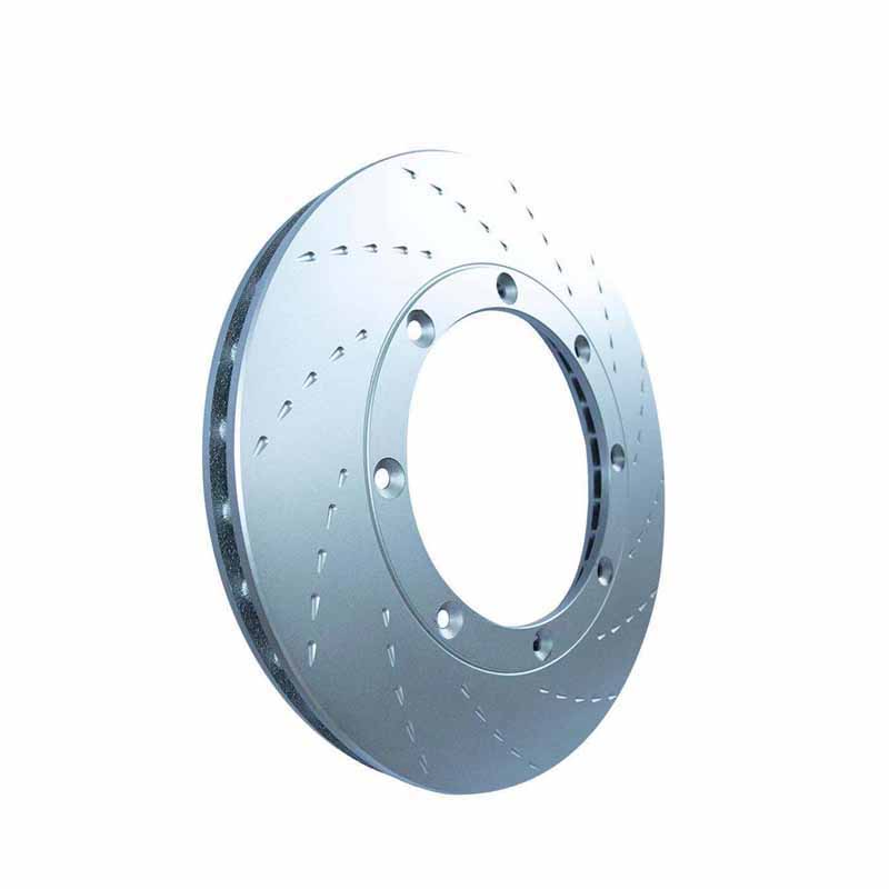 High Quality Auto Brake System Parts Drilled and Slotted Disc Brake Rotor for Mazda Maserati