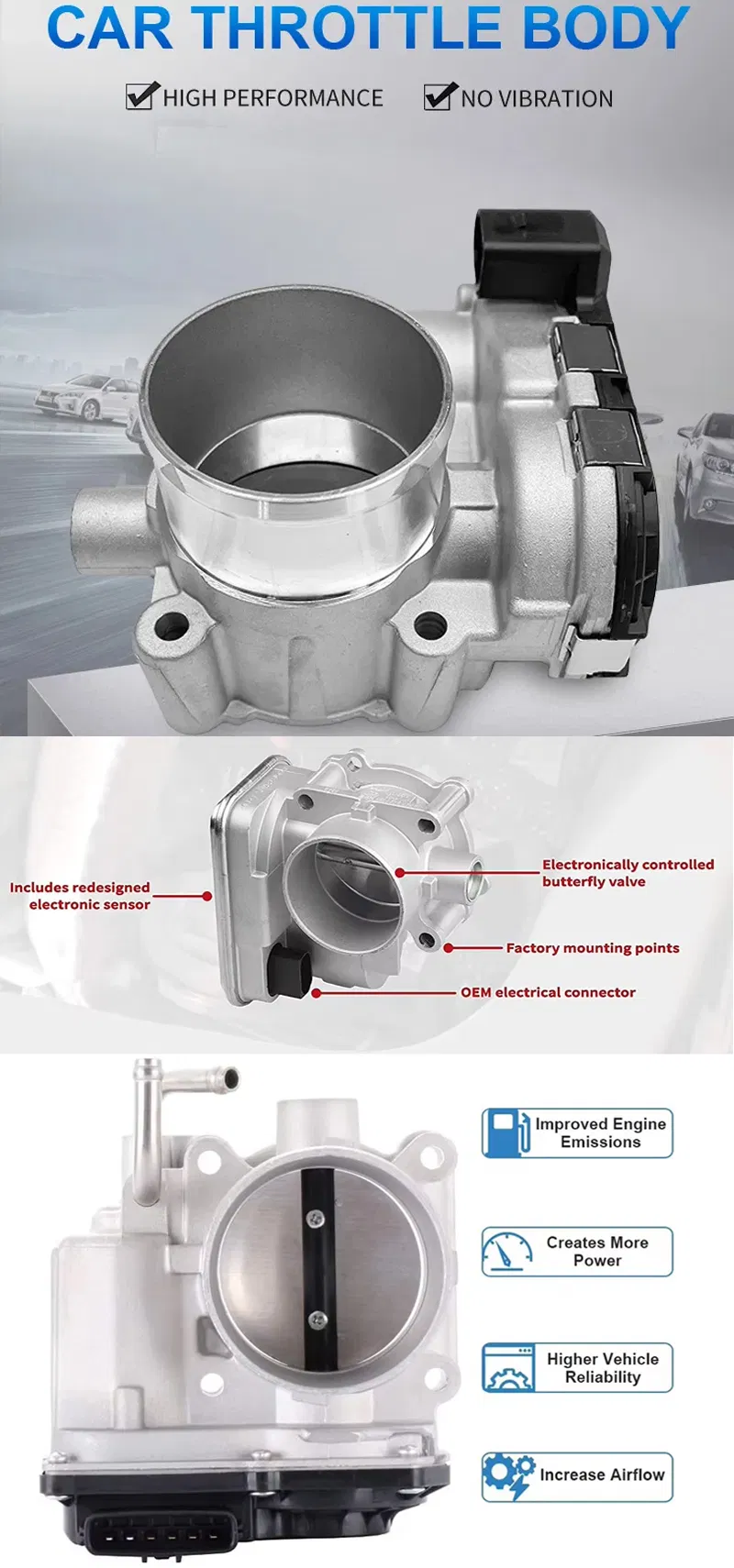 Detailed Throttle Body View