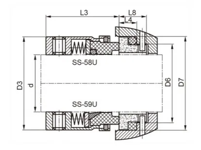 Mechanical Seal 59U Detailed View 2