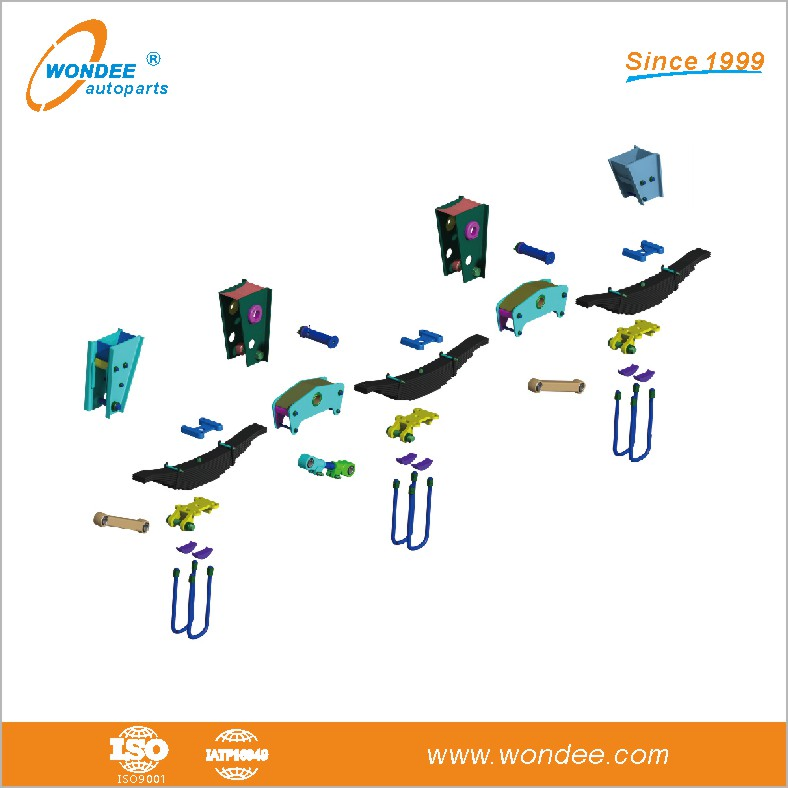 Auto Parts American Type Mechanical Suspensions for Heavy Duty Semi Trailer and Truck