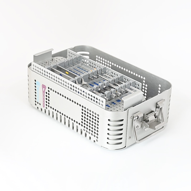 Perforated Stainless Steel Medical Sterilization Container Orthopedic Instrument Storage Precision Sheet Metal Parts