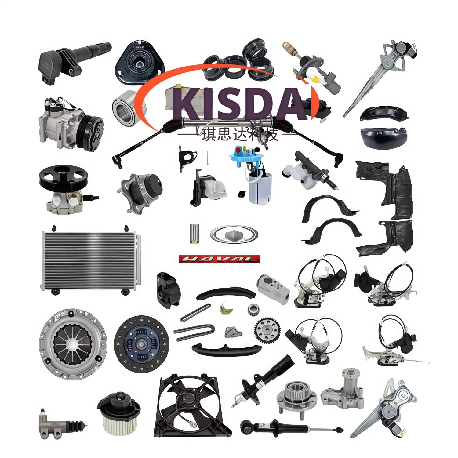 Great Wall Auto Parts Car Spare Accessories for Haval Tank Poer Ora Wey Series H6 H5 H9 Jolion Big Dog King Kong Tank 300 500 EV Hybrid Mo Wingle 5 M4