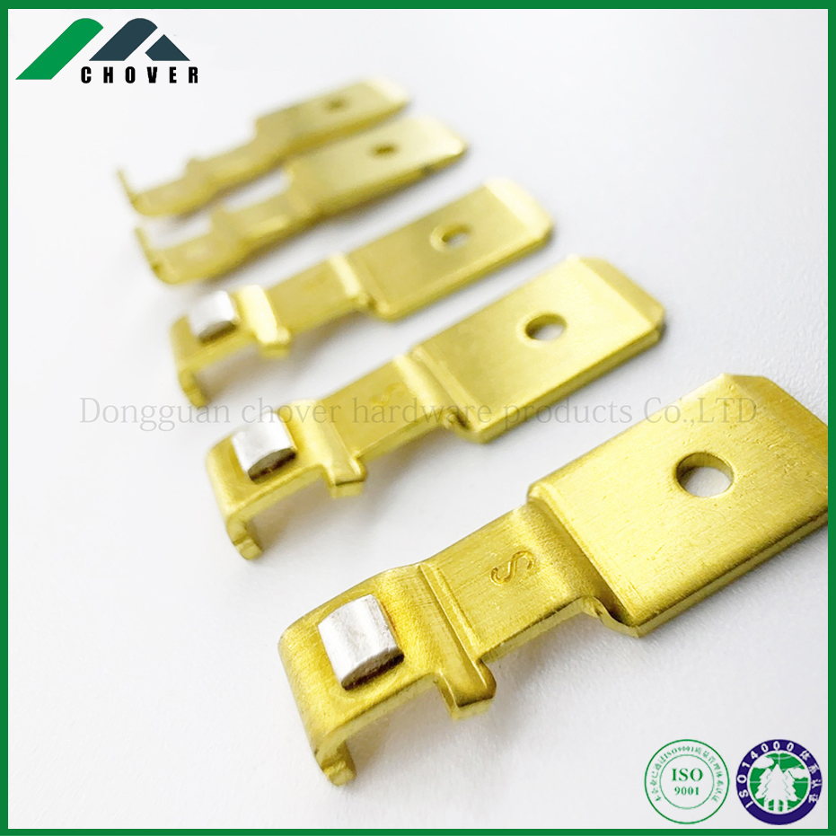 Brass Copper Spot Welding Electrical Components Contact Terminal for Sensor Auto Spare Parts
