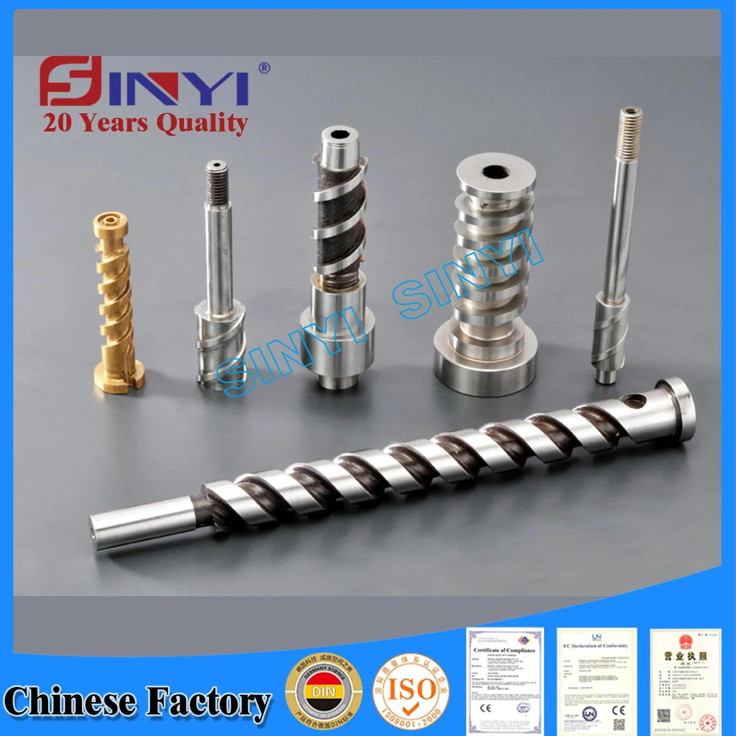 Precision Machining Automotive Mold Parts Machinery Manufacturing Non-Standard Custom Rifling Screw Mold Accessories / Mechanical Equipment Parts