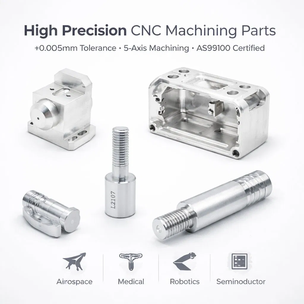 Custom CNC Machining Precision Parts for Medical Device Aerospace Semiconductor Equipment