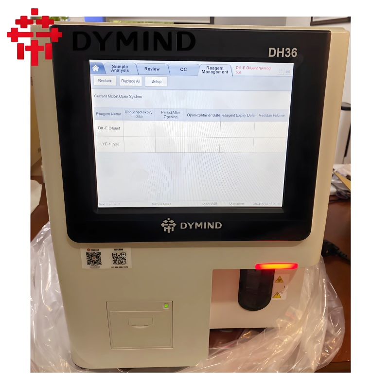2025 New Dymind Dh36 3- Part Auto Hematology Anylyzer