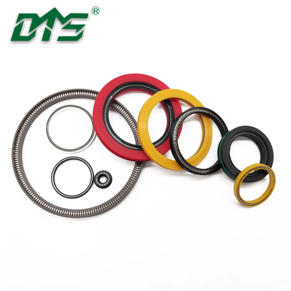 Hydraulic Mechanical Pump Valve Variseal Customized PTFE Carbon Praphite Peek Double Lip Piston Rod Rotary Oil Spring Energized Seal