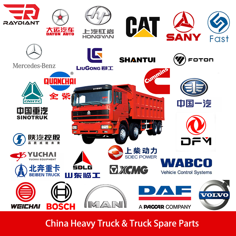 Wholesale Weichai Diesel Engine Zf Gearbox Sinotruk HOWO A7 Truck Spare Parts Shacman F2000 X3000 X6000 Beiben V3 FAW J6 Foton Tunland JAC K7 Truck Auto Parts