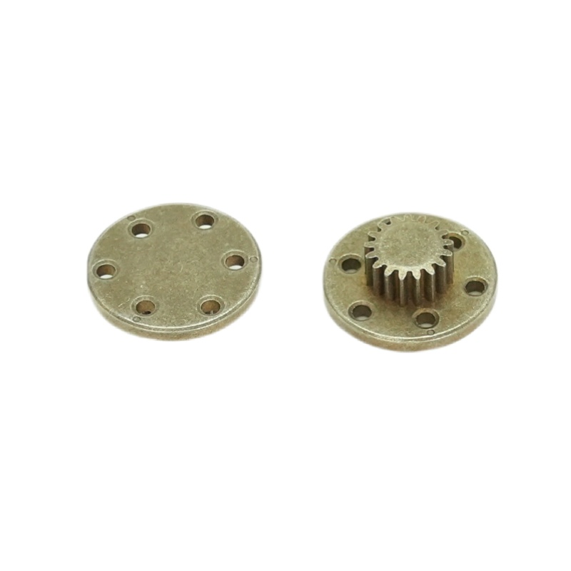 OEM ODM High Precision Professional Parts Electro-Plating Hardware Parts Powder Metallurgy Metal 17 Tooth Gear a Layer of Planetary Carrier for Gearbox Reducer