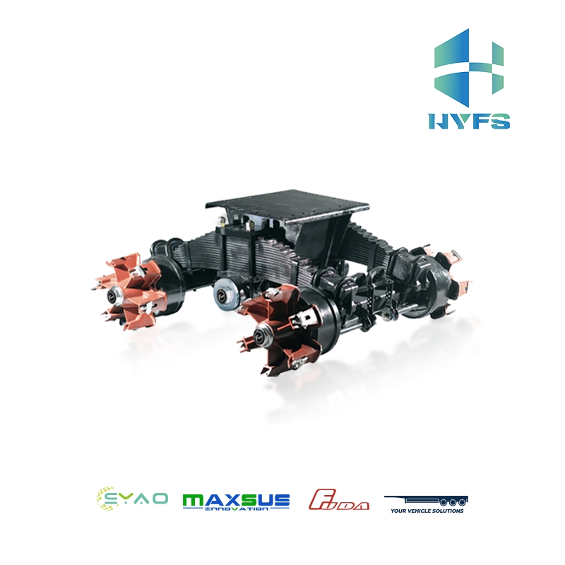 Auto Accessory Factory Direct OEM Quality Truck Semi Trailer Heavy Duty Durable 13 Ton 16 Ton American Standard Mechanical Six Spoke Bogie Suspension