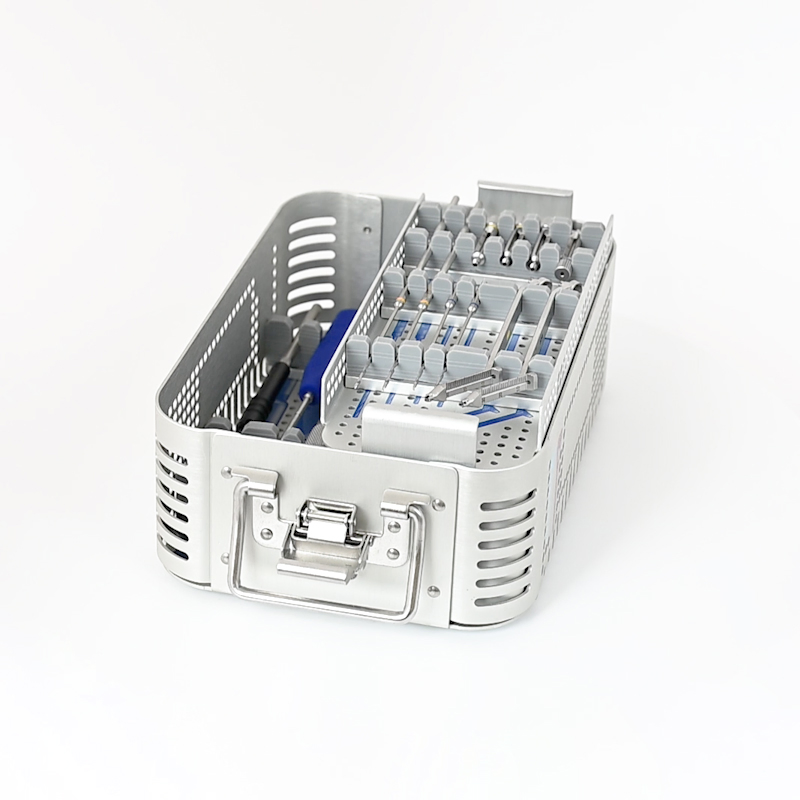 Perforated Stainless Steel Medical Sterilization Container Orthopedic Instrument Storage Precision Sheet Metal Parts